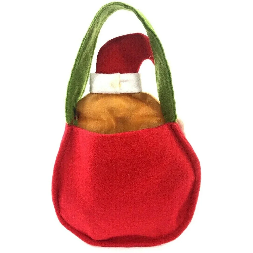 Christmas Felt Santa Gift Bag or Childs Purse - 6